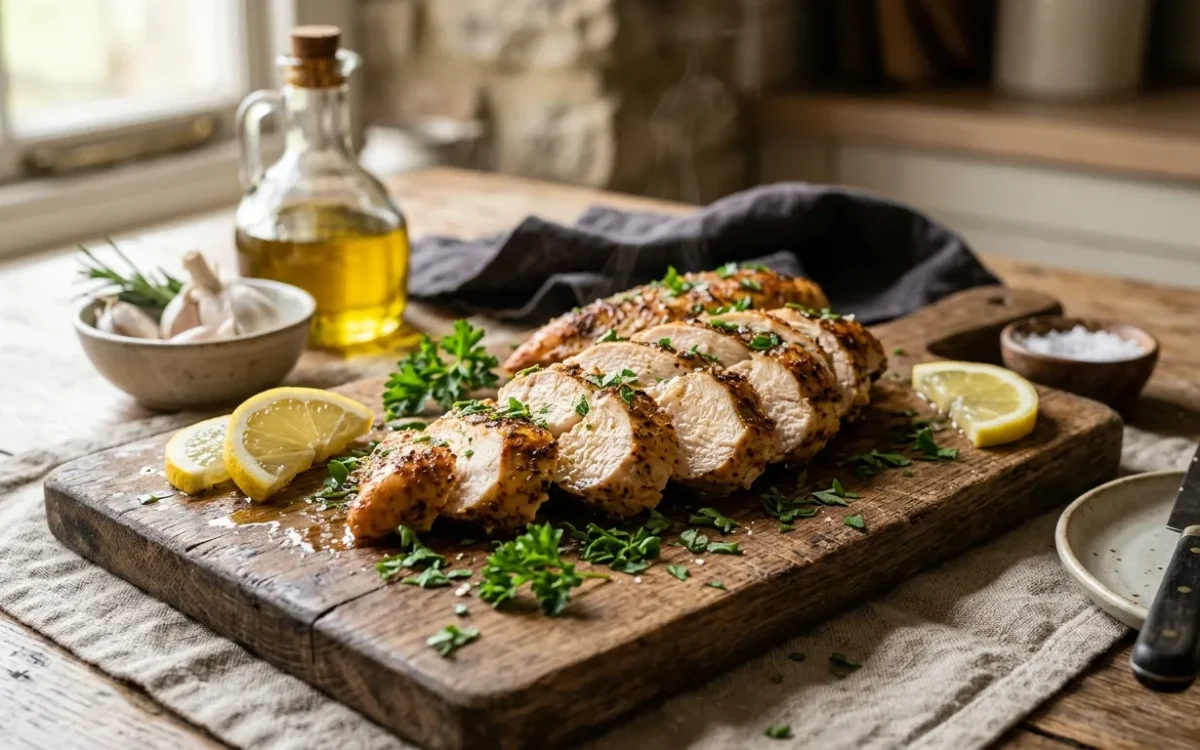 Healthy Baked Chicken Breast Juicy and Tender (No Dry Meat)