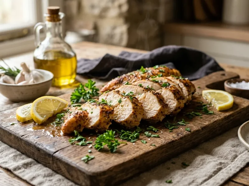 Healthy Baked Chicken Breast Juicy and Tender (No Dry Meat)